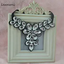 Leanzni короткое эффектное ожерелье и кулон ожерелье, модное женское акриловое ожерелье из полимерной смолы подарочные аксессуары