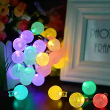 Dcoo Solar Lamps Globe Ball Lights 30 LED Solar String Party Lights Outdoor Globe Light Luz Solar Luces Solares Tuinverlichting