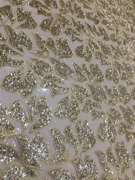 

Good looking Specail african glued glitter lace with sequins JRB-12083 embroidery tulle mesh lace fabric for sexy dress