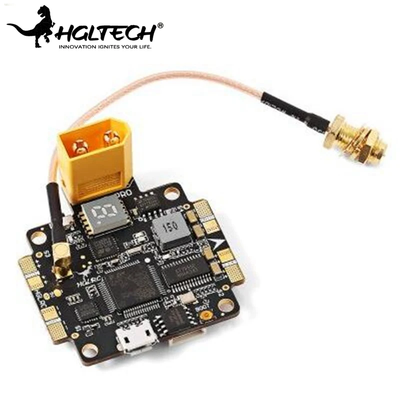 HGLRC F4 V5PRO Flight Controller 5 8G 40CH 0 25 200 600mW Switchable FPV Transmitter 5V