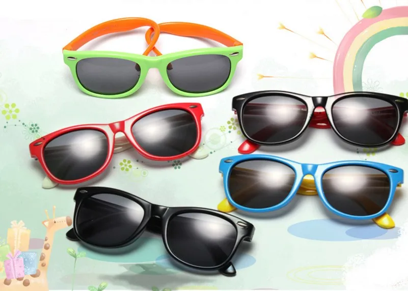 CHUN M34 TR90, гибкие детские солнцезащитные очки, поляризационные, детские, защитное покрытие, солнцезащитные очки, UV400, очки для младенцев, oculos de sol