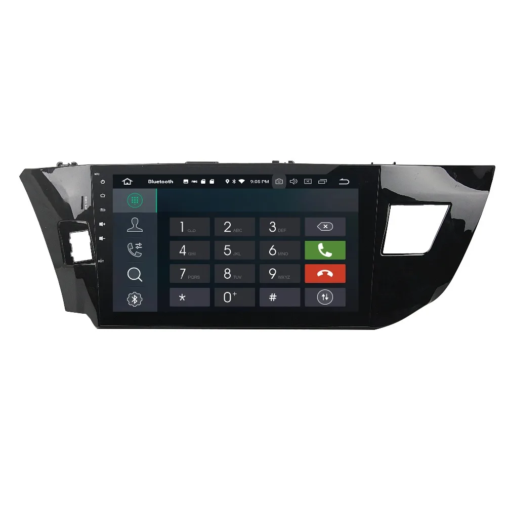Perfect OTOJETA Android 8.0 car DVD octa Core 4GB RAM 32GB rom IPS screen multimedia player for TOYOTA corolla 2014+ head units with GPS 4