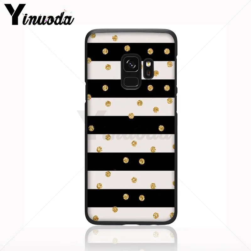 Red Black Gold Polka dots Dot