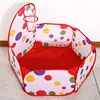 Kids Ocean Ball Pit Pool Game Play Tent Folding Play Tent Playing Pool with Ball Hoop Basket Children Outdoor Fun Sports Toys