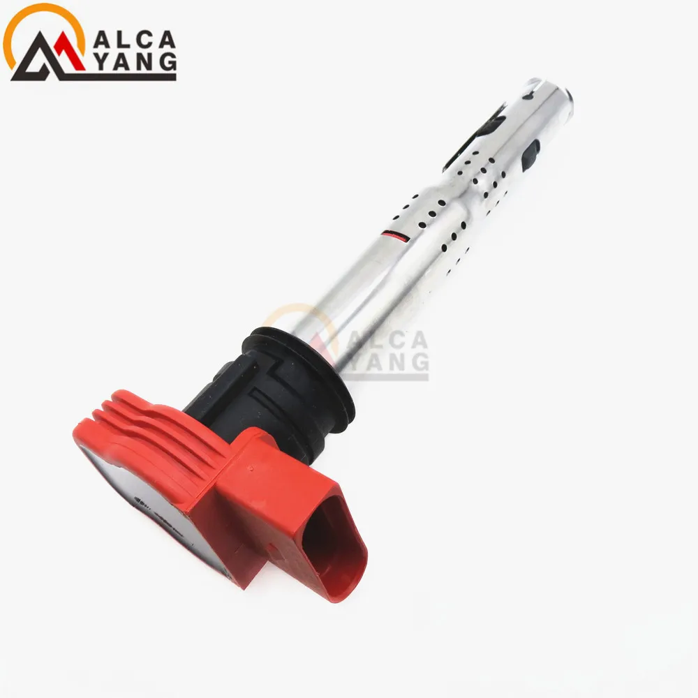 

Malcayang Red Ignition Coil Fit For VW Touareg A4 S4 A5 A6 S6 Alroad A7 A8 Quattro Q5 Q7 R8 2.8 3.0 3.2 V6 4.2 V8 5.2 V10