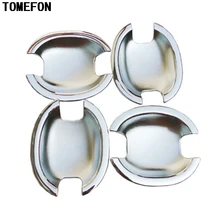 Tomefon для Kia Sorento 2010 2011 2012 Chrome ABS дверные Внешние аксессуары автомобиль дверная ручка чаши крышка планки протектор 4 шт.