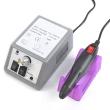 Электрический сверло ногтя маникюрный набор ногтей Педикюр Pen машина Комплект ногтей сверла розового и серого маникюр ногтей машина