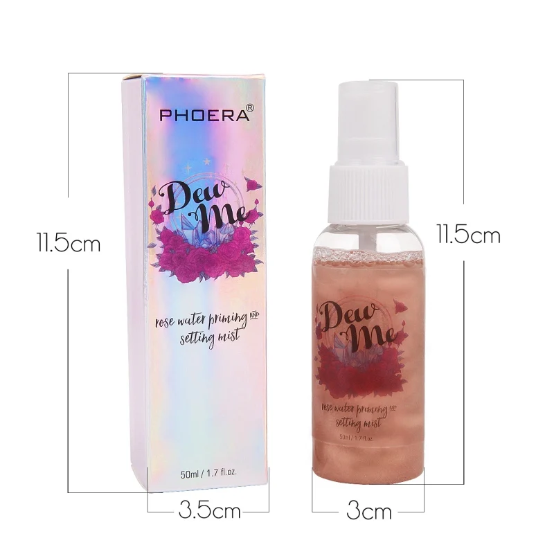 New Hot Highlighter Bronzer Liquid Setting Spray Illuminating Face Shimmer Long-lasting Brighten Glow Rose Gold Highlight Makeup