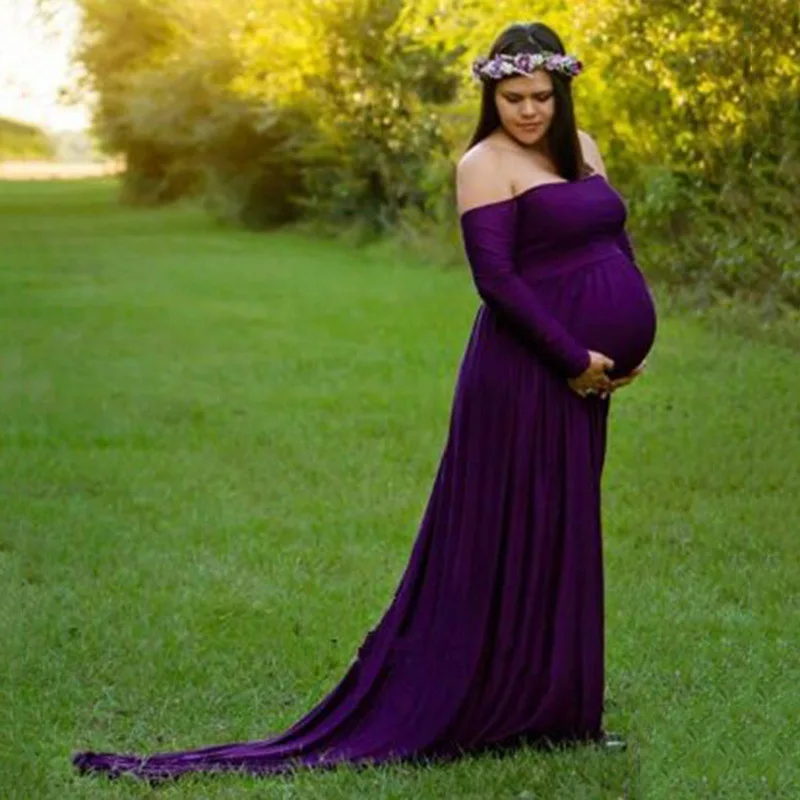 

Maternity Dresses Maternity Photography Props Plus Size Sexy Lace Fancy Pregnancy Dresses Photography White Gown Dress