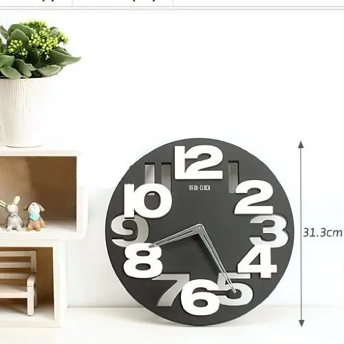 Big Number 3D Wall Clock Digital Large Decorative Modern Design Hanging On The Kitchen Watch Mural Home Decor|kitchen wall watch|wall watchwall watch
