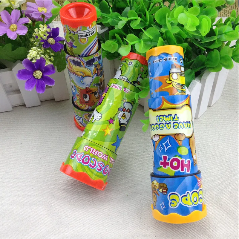 Classic Toys 3D Rotatin Kaleidoscopes Extended Rotation Adjustable Fancy Colored World Baby Toy 3 Segments Souptoys