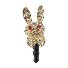 Супер популярные наушники Meng Rabbit с защитой от пыли, Пылезащитная заглушка, универсальный мобильный телефон, 3,5 мм, пылезащитная заглушка для наушников