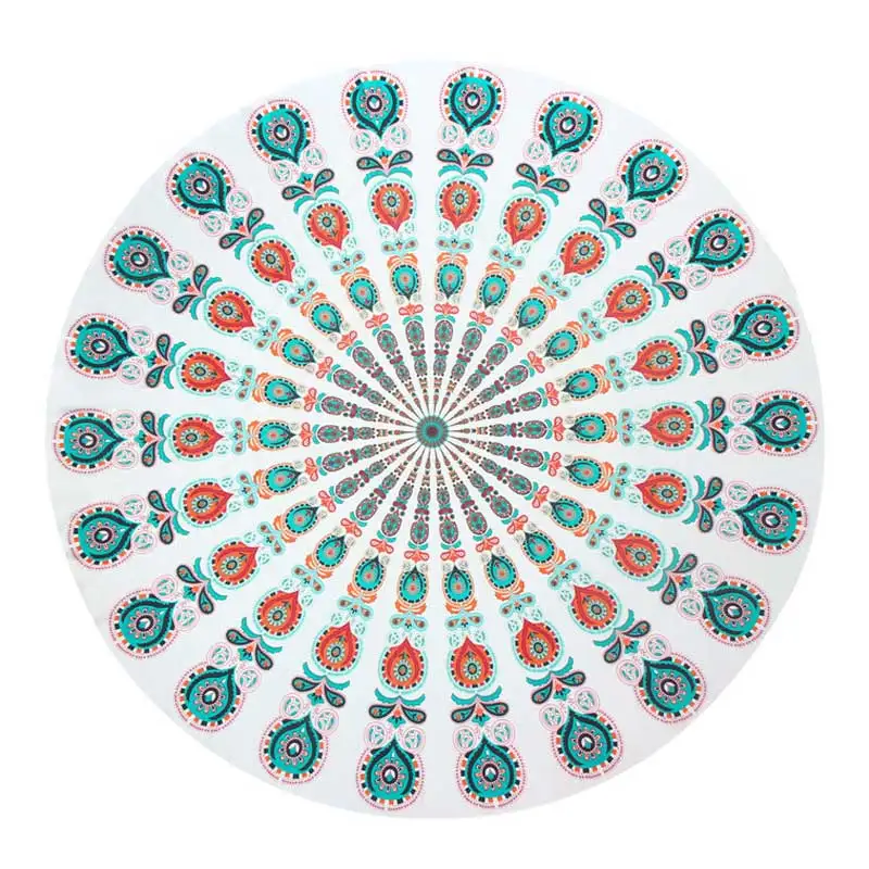 

Round Mat Scarve Mandala Tapestry Beach Picnic Throw Rug Blanket Bohemia Grassplot Mats Best Price