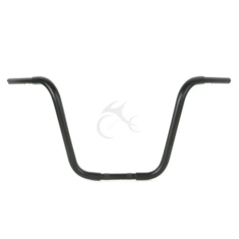

Black 1 1/4" 14" Ape Hanger Bar Rise Handlebar For Harley Motorcycle Sportster XL 883 1200 FLST FXST Chopper