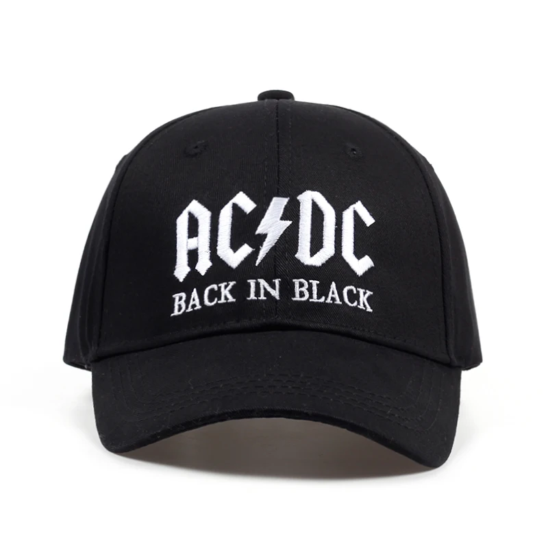 Новинка, AC/DC, бейсбольная кепка, рок, хип-хоп кепка, мужская, acdc, snapback, шапка с вышивкой, надпись, повседневная, DJ, рок, папа, шляпа