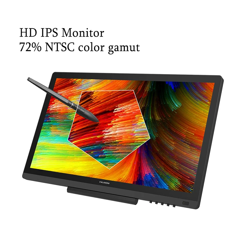 HUION KAMVAS GT-191 дисплей монитор 8192 уровней ips ЖК-монитор Цифровой Графический чертежный монитор с подарками