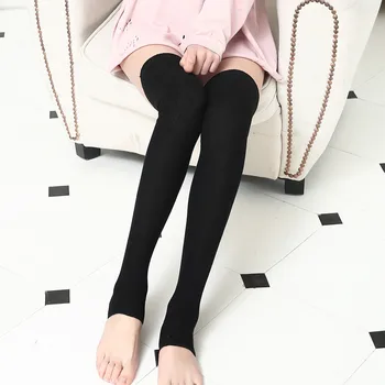 

Winter Extra Long Boot Over The Knee Knit Dance Adult Leisure Long Tights Thigh High Leg Warmer for Women