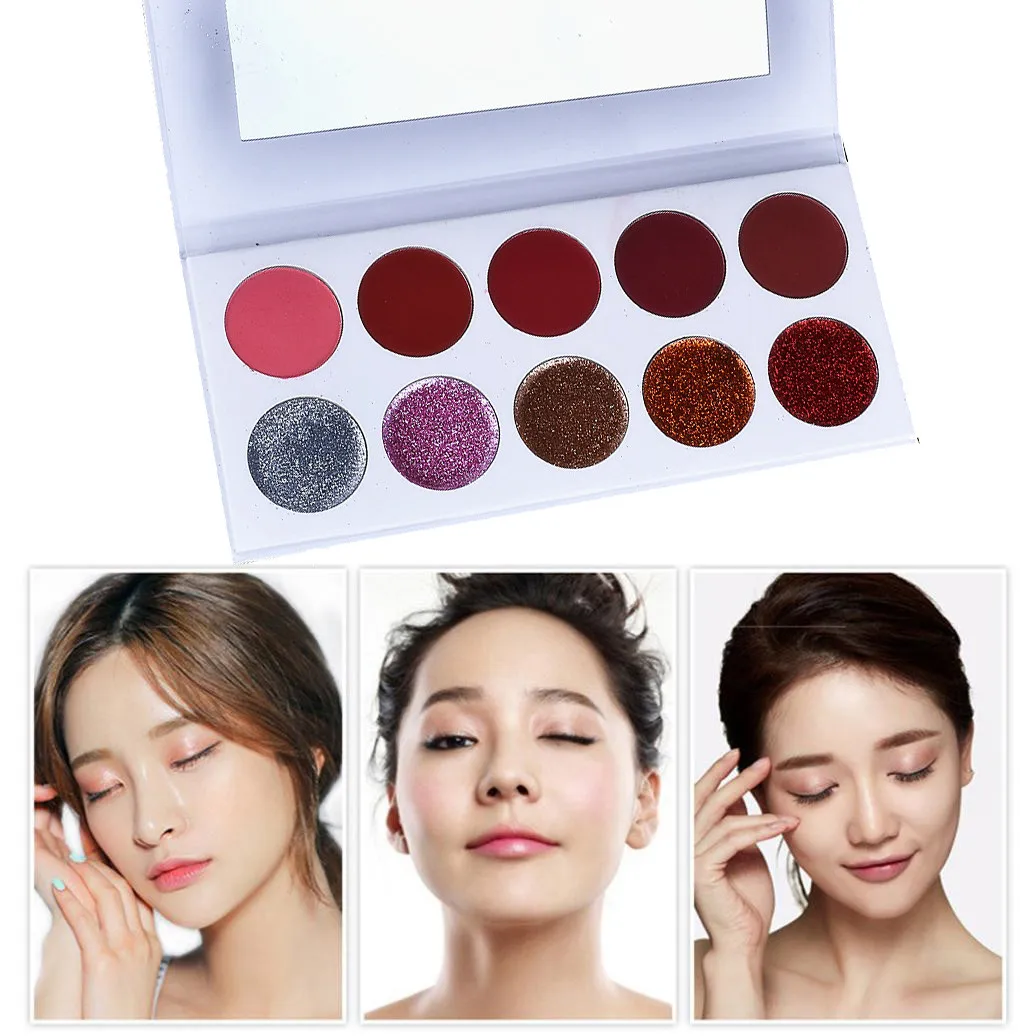 shadow paletteeyeshadow pallete palette palette Shimmer Glitter Eye Shadow Powder Palette Matte Eyeshadow Cosmetic Makeup  #0.7