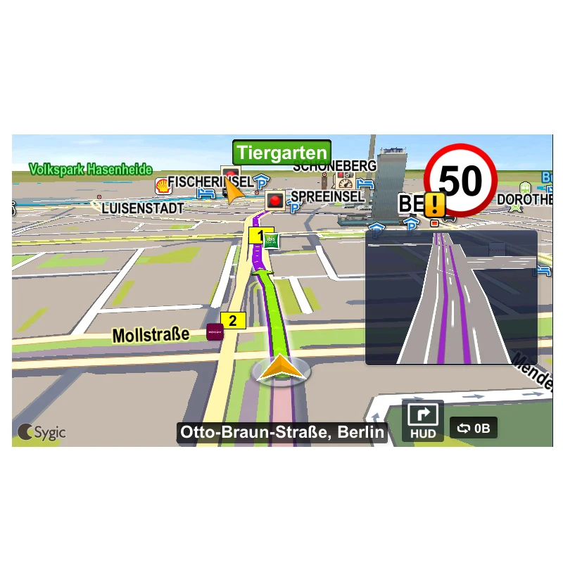 GPS map for 2 din car radio android Sygic GPS Navigation Maps free update micro SD card 16GB Europe Russia spain middle east