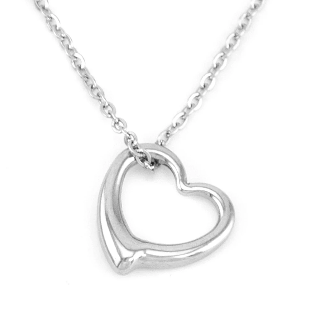 Initial Simple choker necklaces Sliver color Chain Necklace Stainless