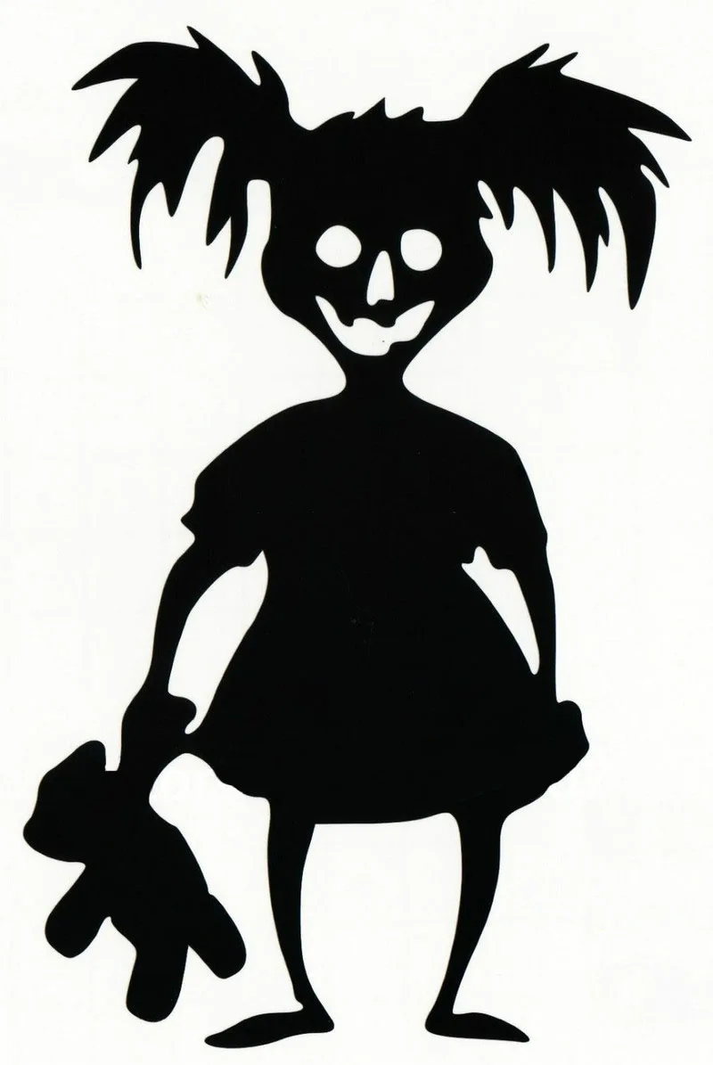 Little Girl Living Walking Dead For Auto Car/Bumper/Window Vinyl Decal