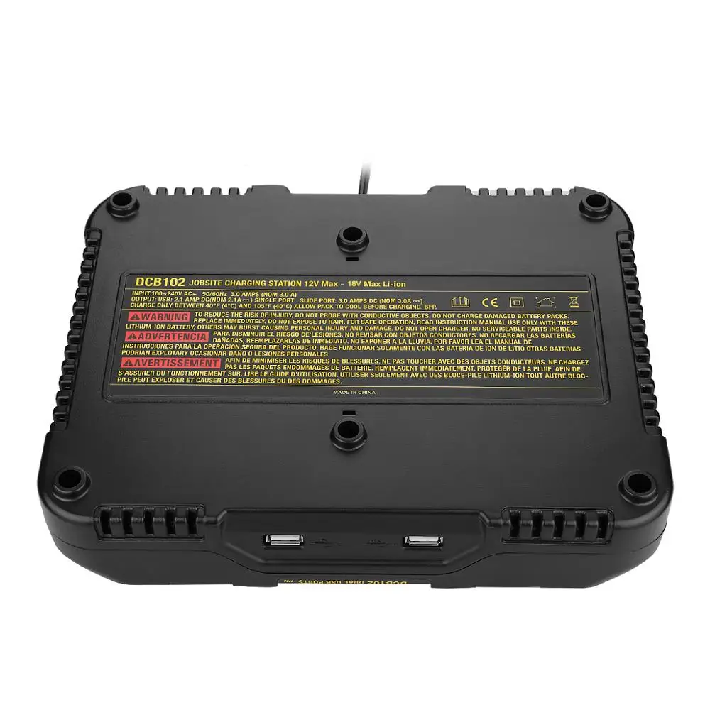 Сменное зарядное устройство для Dewalt DCB118 DCB101 DCB102 DCB200 DCB201 12 20 в литий ионный