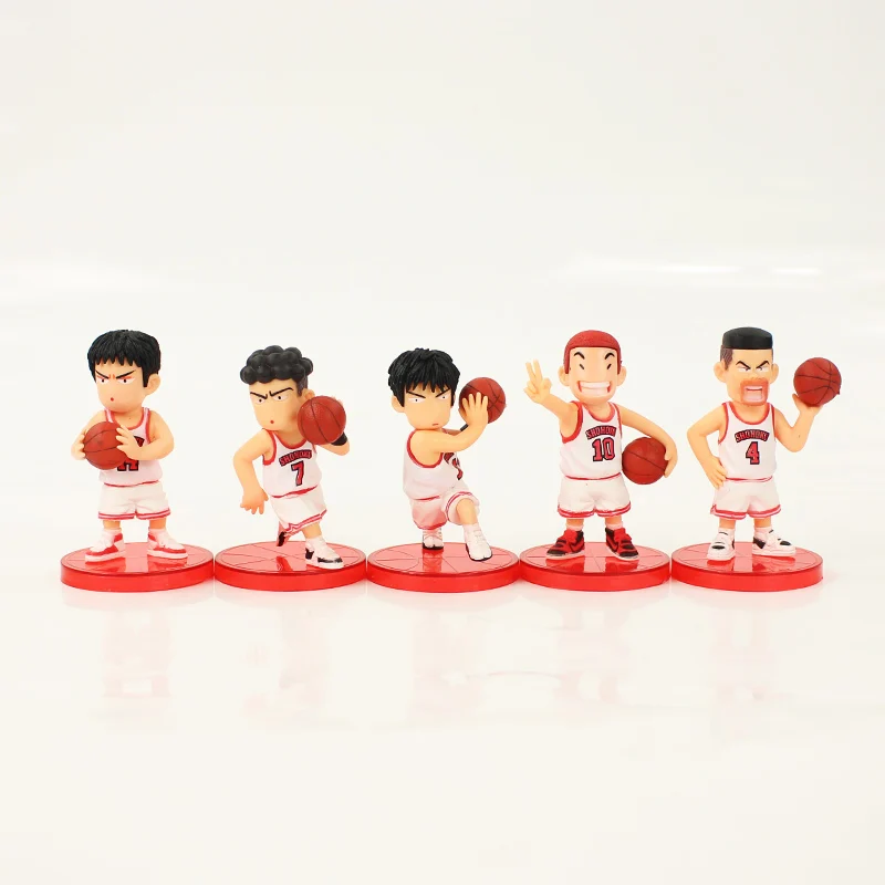 5 قطعة/الوحدة سلام دنك Shohoku لاعب كرة السلة صور رمزية الشكل دمية Hanamichi Sakuragi Rukawa Kaede الذي لعبة مجسمة للأطفال 5 قطعة/الوحدة سلام دنك Shohoku لاعب كرة السلة صور رمزية الشكل دمية Hanamichi Sakuragi Rukawa Kaede الذي لعبة مجسمة للأطفال