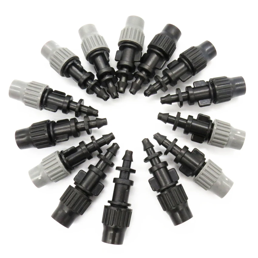 1 piece Hight Quality Micro Sprayers Nozzles for 4/7mm Hose Garden Mist Cooling System Water Mist Nozzle High Pressure Misting