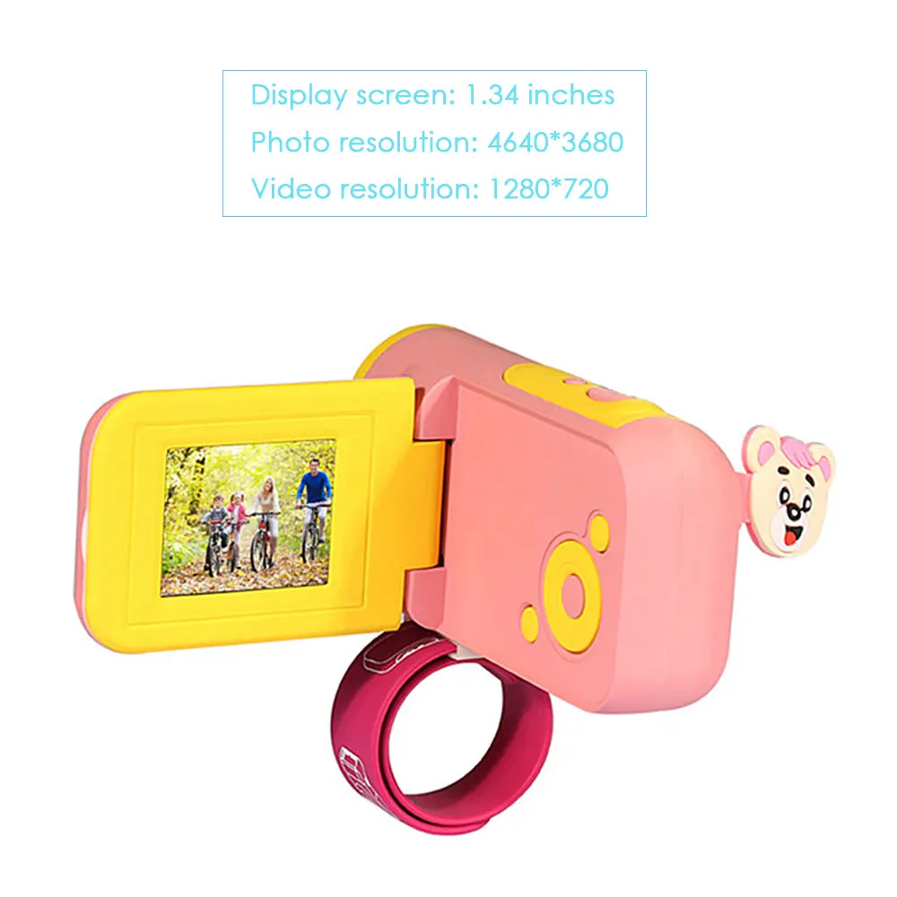 Портативный весело дети камера Cam селфи мини Детская камера для Мода Прямая HD
