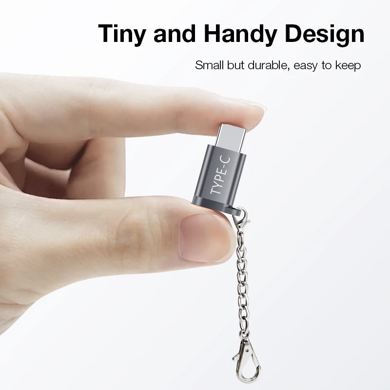 4 шт. JSAUX USB Type C адаптер Micro Usb к зарядное устройство преобразователь Соединитель с