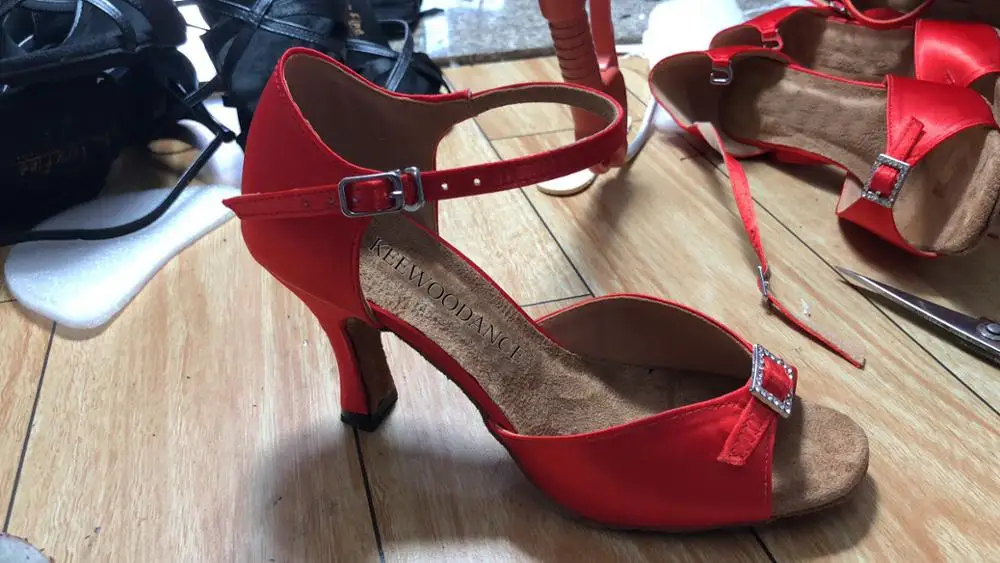 KEEWOODANCE/Новинка женская обувь Обувь для бальных танцев zapatos de mujer латинских scarpe da