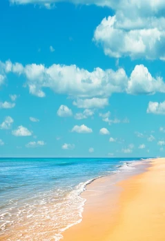 

Hot Sale seaside beach Art fabric Photo Studio Backdrops PC Painted newborn Background wall studio props XT-3665