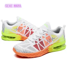 Женские кроссовки c воздушными подушками кроссовки для женщин уличная спортивная обувь Мужские дышащие тренировка бега трусцой прогулочная Обувь Zapatillas