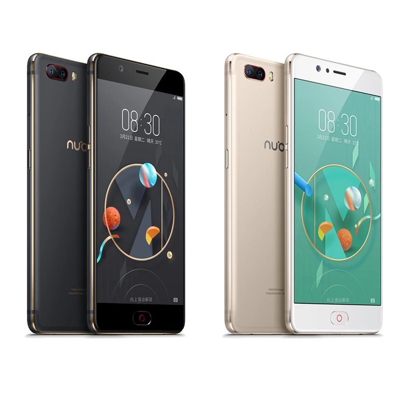 

Nubia M2 4G 64G Mobile Phone Snapdragon 625 Octa Core 5.5 inch Dual Rear 13.0MP Big Battery 3630mAh Front Fingerprint ID