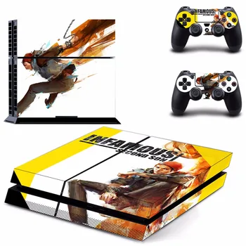

Infamous Second Son PS4 Skin Sticker Decal For Sony PlayStation 4 Console and 2 Controllers PS4 Skins Sticker Vinyl Accessory