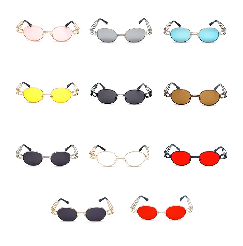 vintage steampunk sunglasses red men accessories detail (2)