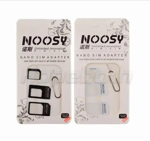 

hopeboth 5000set/lot 4 in 1 Nano Sim Card Adapter + Micro Sim card adapter + Sim Card Adapter + Eject pin For Iphone 5 6 7
