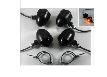 

Black Front + Rear Turn Signal Light For Suzuki Boulevard C50 Volusia 800 C90 M109R C109 Marauder 800 M50 Intruder LC1500