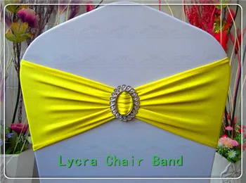 

1/2--With Oval Buckle Spandex Bands/Lycra Band/Expand Bands/Chair cover sash For Wedding Home Party Banquet Decorations