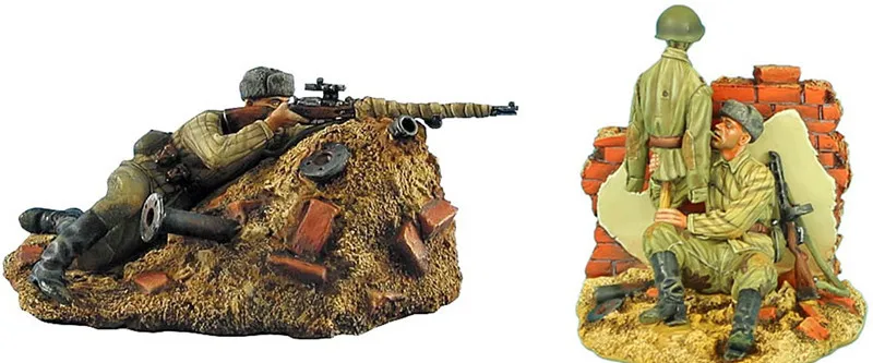 

1/35 Resin Figure Model Kit Unassambled Unpainted 00359+358