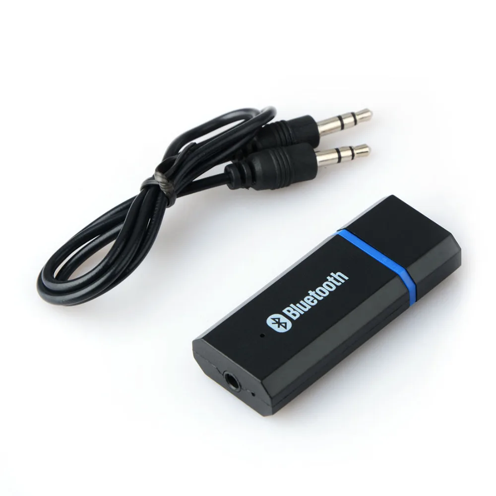 

Mini Portable Wireless Bluetooth EDR Audio Receiver Adapter Aux 3.5mm USB Bluetooth Car Speakerphone Mp3 Car Kit 2.1