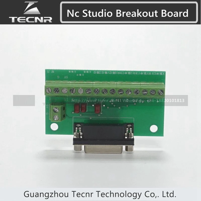 

3 axis PCI motion nc studio breakout board in cnc wood router small card only