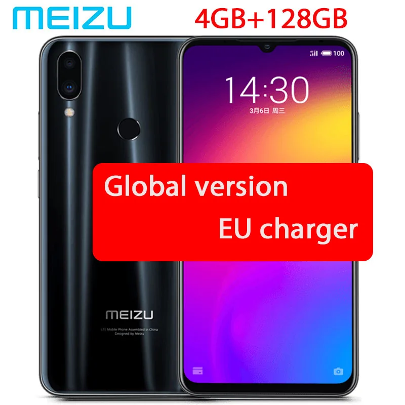 

Global version meizu Note 9 4GB 128GB Snapdragon 675 48.0MP Camera Fingerprint Octa Core 6.2" 2244x1080p FHD