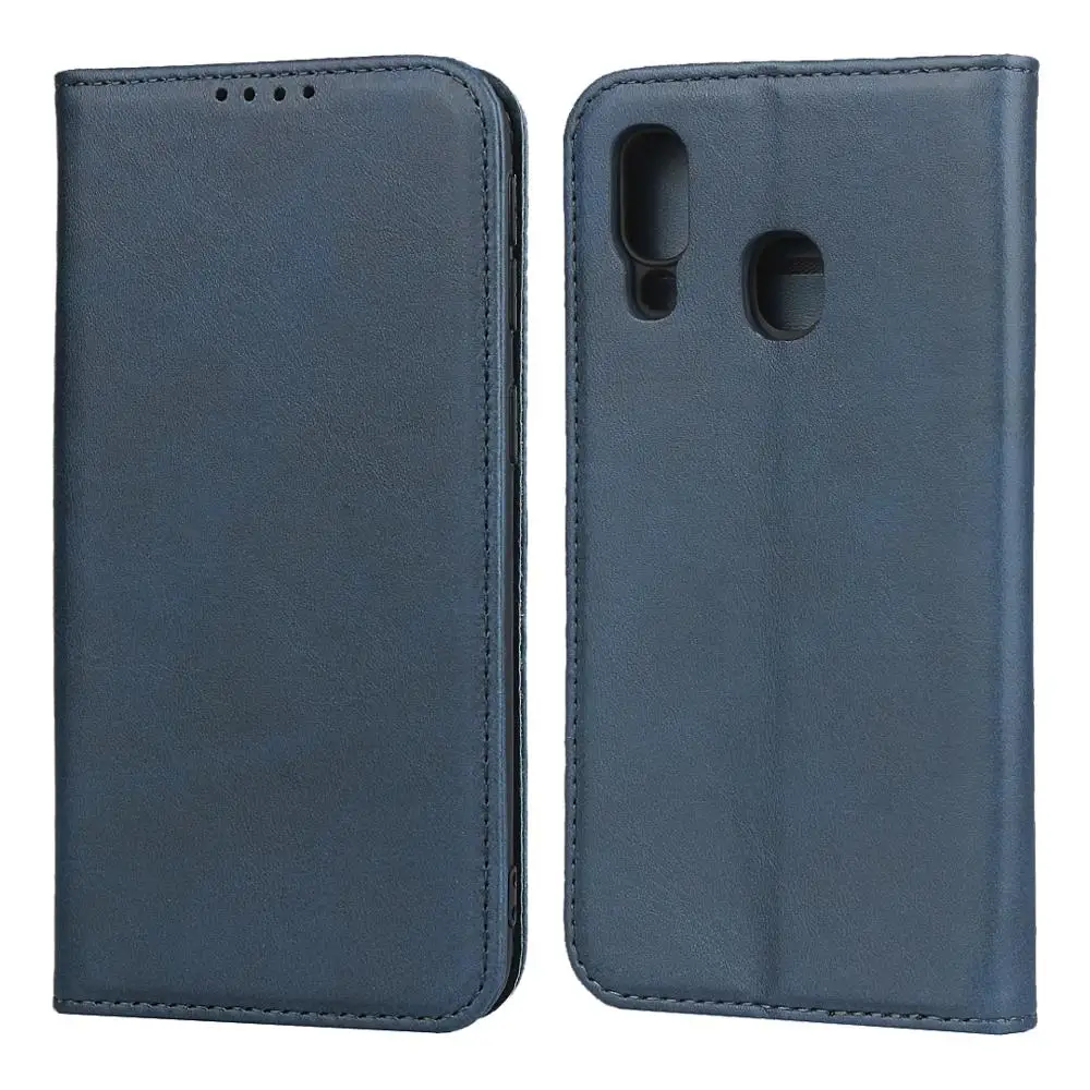

Luxury Retro Slim Magnetic Leather Flip Cover For Samsung Galaxy A40 A50 Case Book Wallet Card Stand Soft Cover Bags