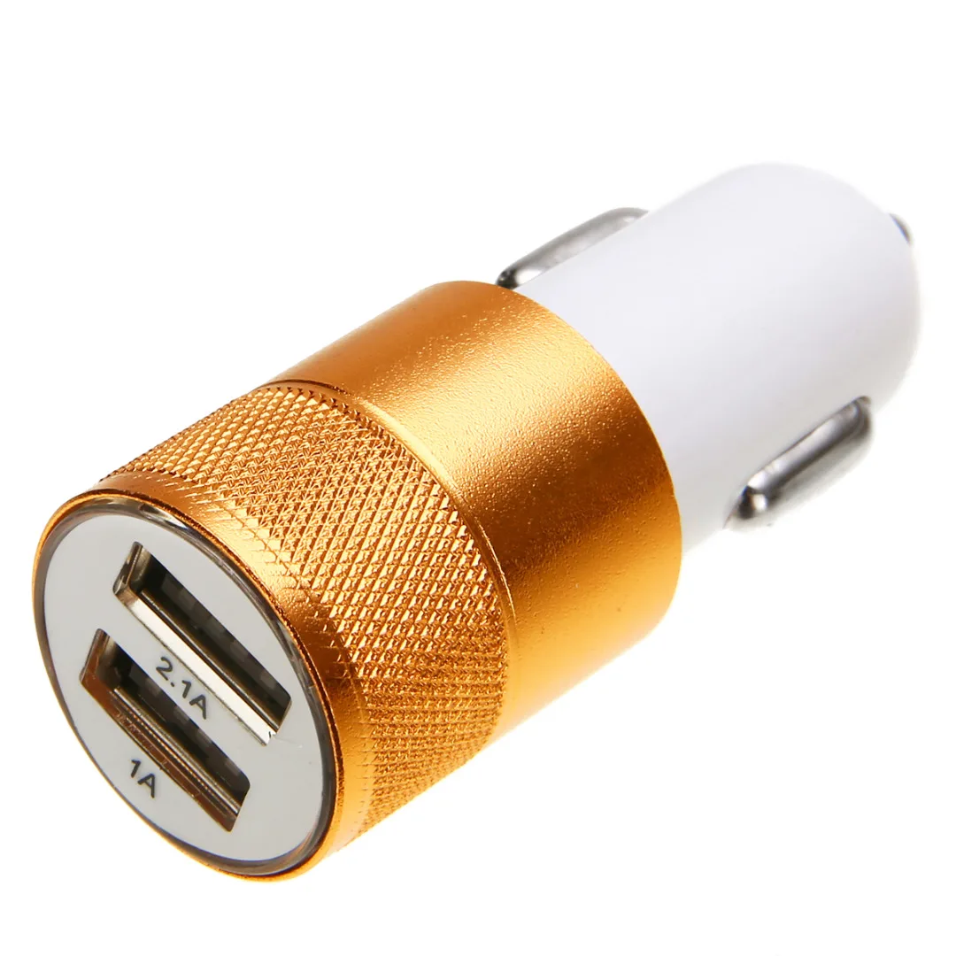 DC 12V 24V 2 1A Car Cigarette Lighter Mini Dual 2 Port USB Car Charger 