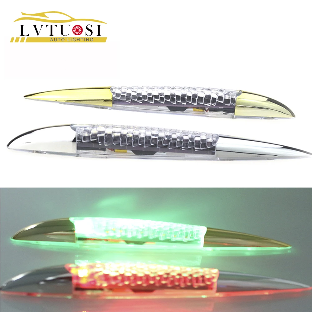 

LVTUSI Automotive Car Night Safety Light Solar Power Car Decoration Light LED Flashing Warning Light for Night Driving CE