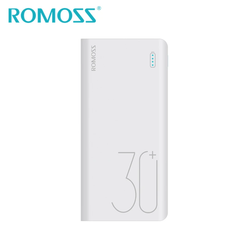 ROMOSS Sense8 + قوة البنك 30000 مللي أمبير بطارية خارجية الطاقة الاحتياطية دعم البرق نوع-c QC3.0 سريعة تهمة لالروبوت فون