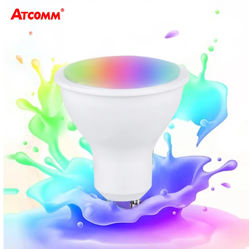 

Dimmable 10W RGBW LED Ampoule GU10 Spotlight Bulb 110V 220V Colorful Magic RGBWW GU5.3 LED Light Bulb With IR Remote