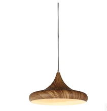 European Vintage design Bar restaurant industrial lights studyroom chandelier wooden color grain single head design