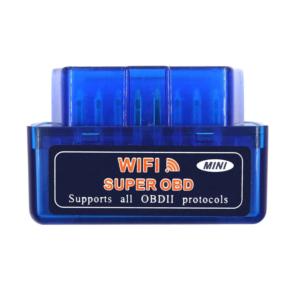 ELM327 OBD2 WI-FI V1.5 автомобильный диагностический инструмент ELM 327 Wi Fi OBDII сканера штрих-кода с реальными PIC18F25K80 чип для Android/iOS 12V дизельное топливо